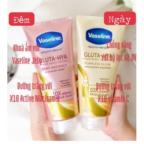 sữa dưỡng thê-body (vaseline) thailan chai 330ml-mềm min dA ban đêm