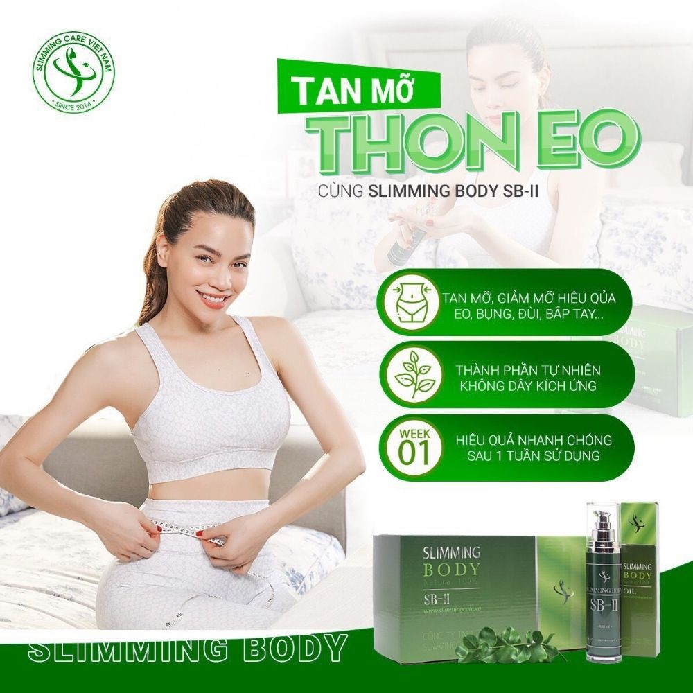 Tinh dầu Slimming body, tan mỡ bụng, mỡ thừa cơ thể, hàng chính hãng