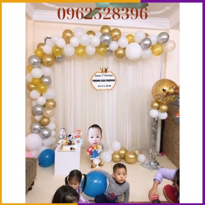 { Đã May Sẵn } [ Tặng Dây Treo ] Rèm Voan Thun Nhúng loại 1 trang trí sinh nhật, Sự Kiện