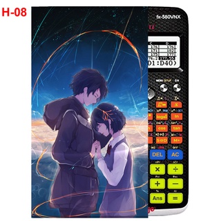 Decal Máy tính CASIO fx570, fx580...anime Your Name (các mẫu)