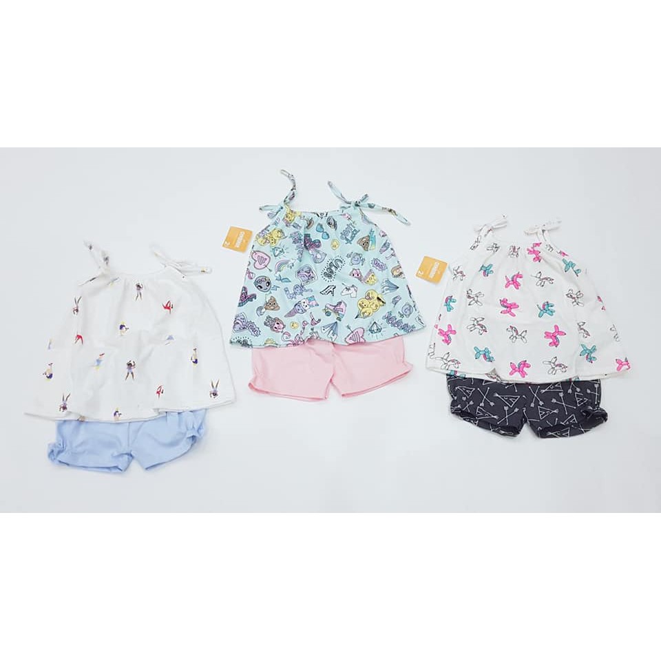 Bộ 2 dây Gymboree sz 7