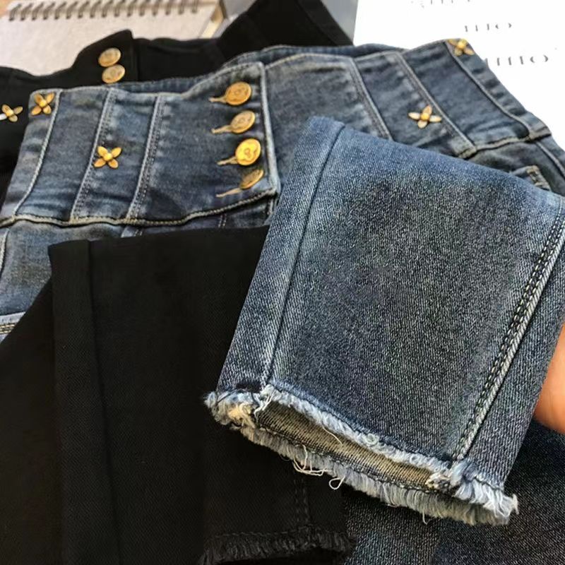 Quần Jean Nữ Dáng Bút Chì Co Dãn Thời Trang