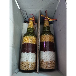 Chai Ngũ cốc phong thủy số 4 ( chai thủy tinh 23~24cm)