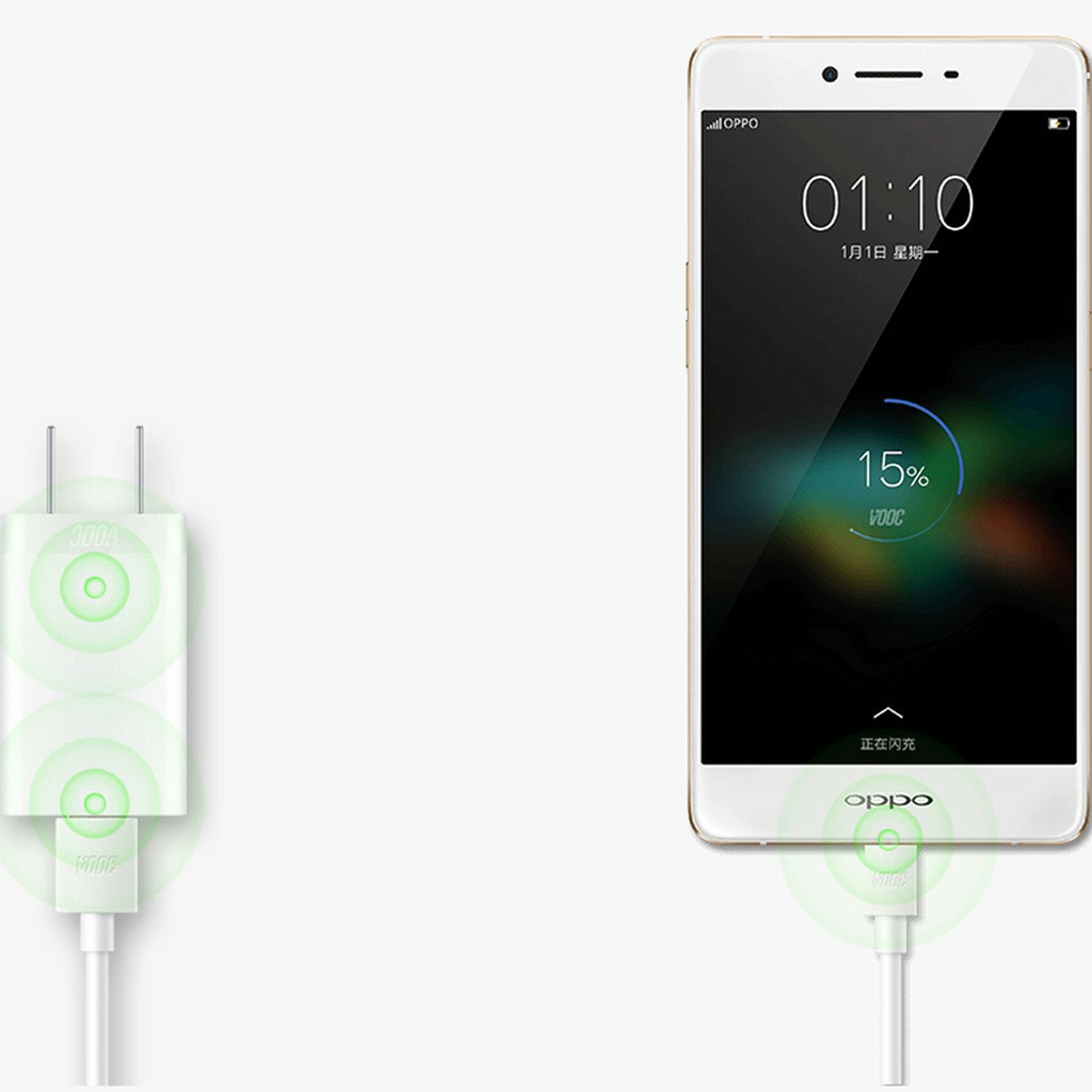 Cáp Sạc Nhanh VOOC Micro usb OPPO 4.0 - AK779 - Hàng Nhập Khẩu