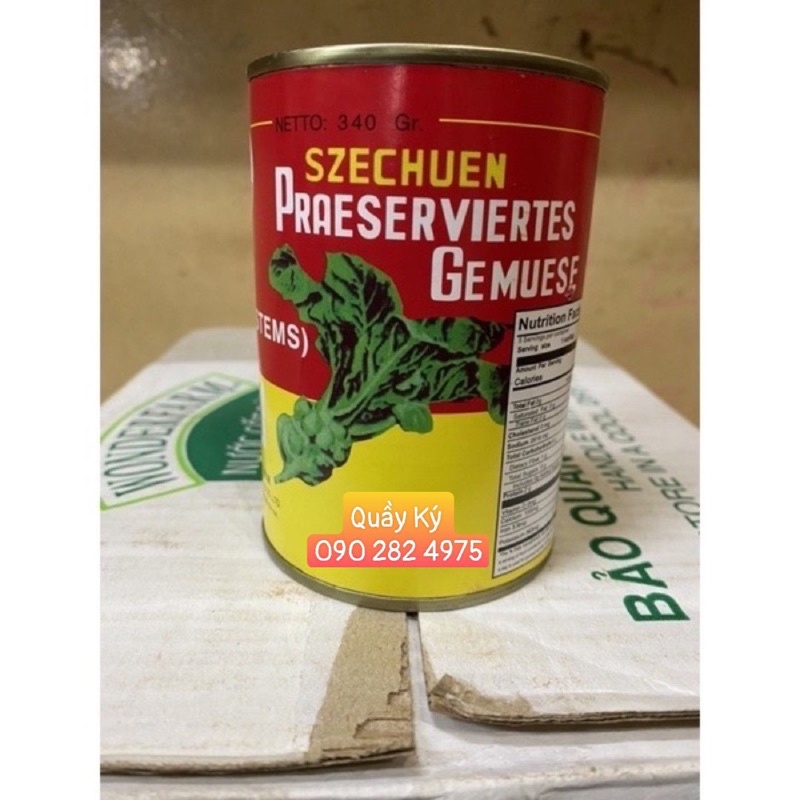 CẢI TỨ XUYÊN (CHA XOI) LON 340G