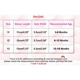 ❤Xzq-newborn Bé Trai Bé Gái Pram Giày Đế Mềm Sơ Sinh Tập Đi Trẻ Sơ Sinh PreWalker 0-18M Vương Quốc Anh