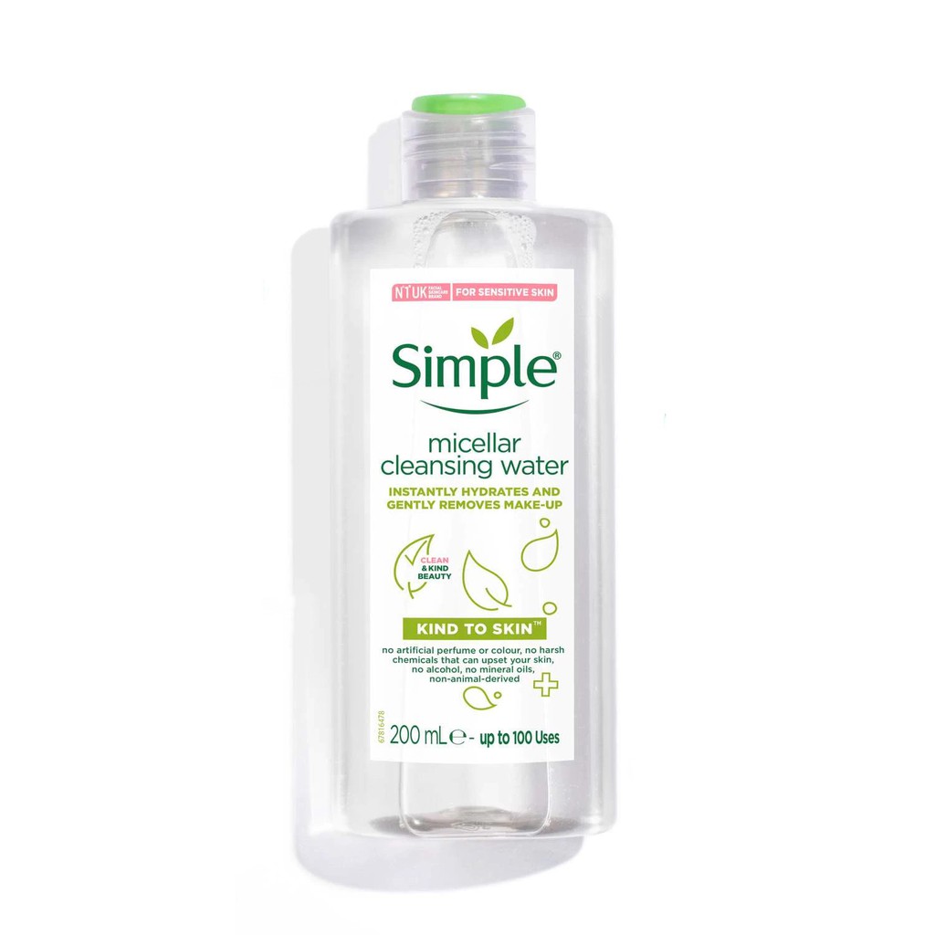 (NHẬP KHẨU CHÍNH HÃNG) Nước Tẩy Trang Simple Micellar Cleaning Water