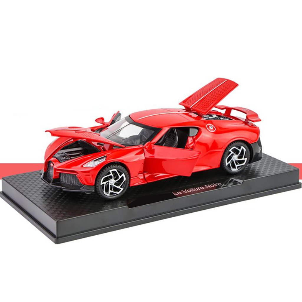 [Mã LIFE0503TOYS1 giảm 10% đơn 150k] Xe mô hình kim loại Bugatti Black Dragon King tỷ lệ 1:32