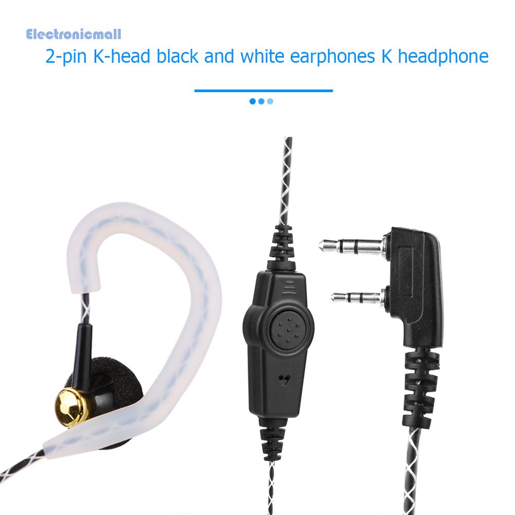 Tai Nghe Điện Thoại K-type 2 Pin Cho Kenwood KPG Baofeng UV 5R