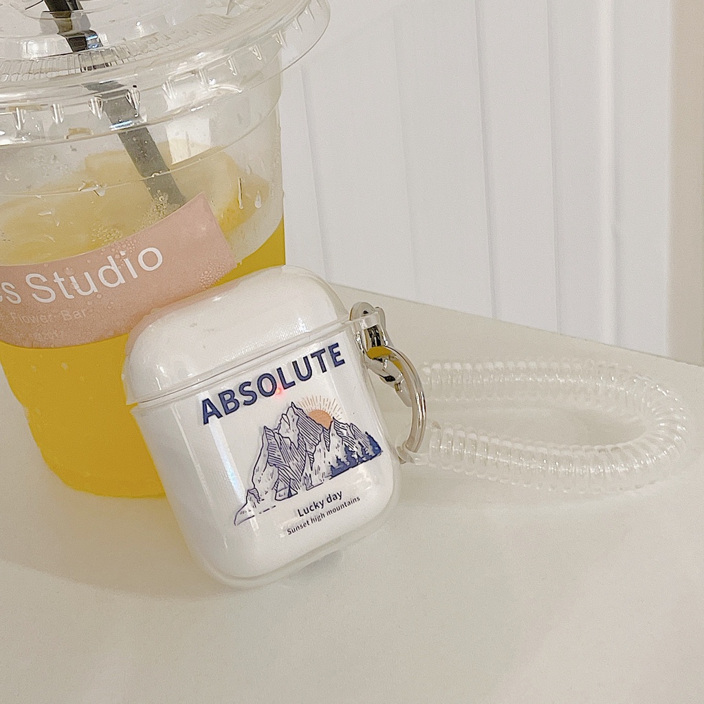 Vỏ Bảo Vệ Hộp Sạc Tai Nghe Bluetooth Airpods Pro 2/3 Họa Tiết Hoàng Hôn Alpine 2/3