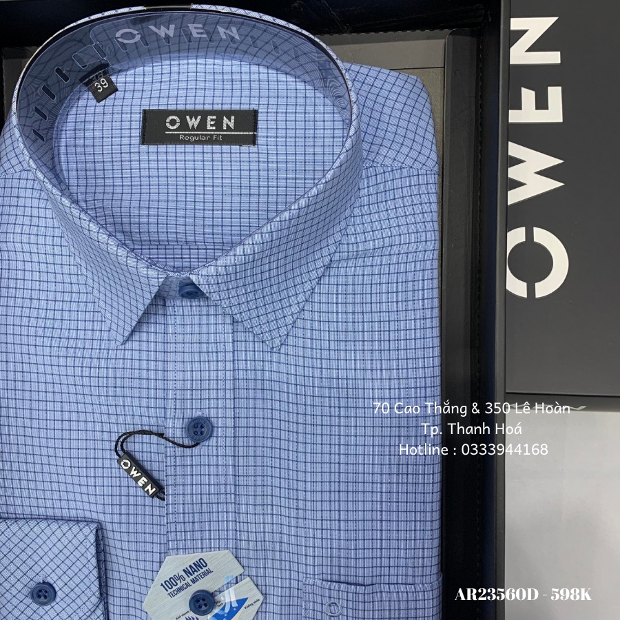 OWEN - Áo sơ mi dài tay Owen - Hàng mới về - AR23560D