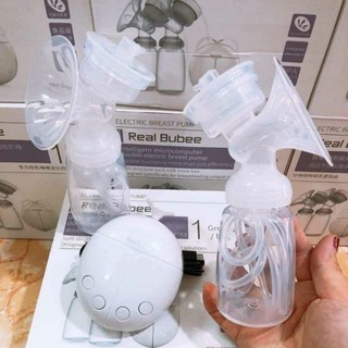 Máy hút sữa đôi Real Bubee kèm mát xa kích sữa