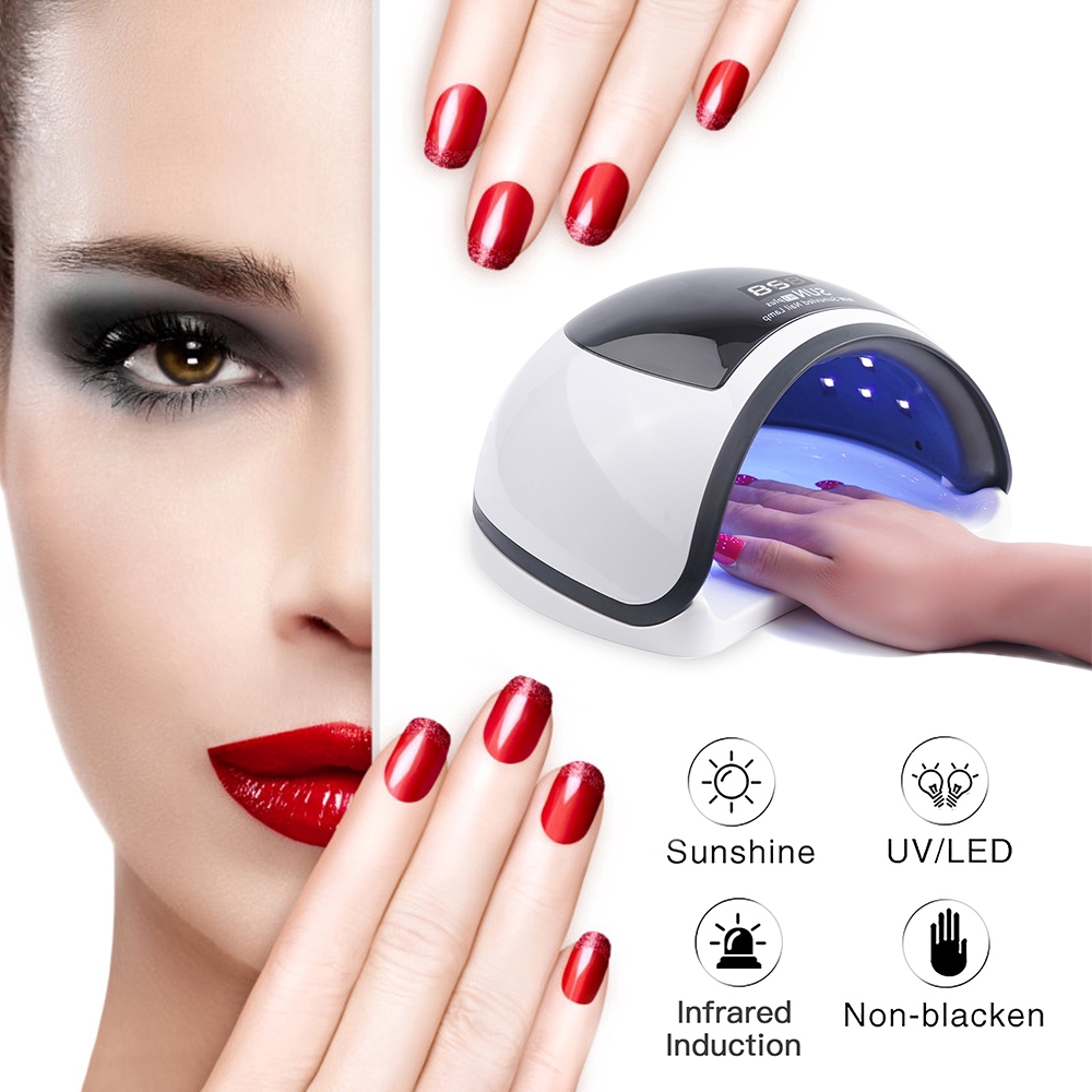 Máy sấy khô sơn gel móng tay nghệ thuật SUNH3Plus 96W dùng đèn LED UV hồng ngoại chuẩn EU