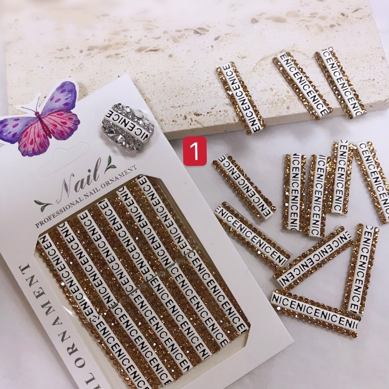 phụ kiên dây đá thương hiệu hot mới gắn móng tay nail