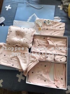 Set đồ sơ sinh 22 chi tiết qccc cho bé 0-3 tháng