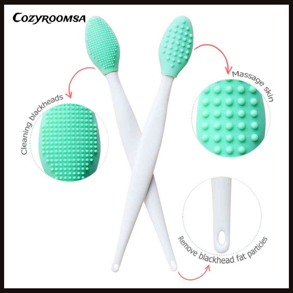 Bàn Chải Mini Làm Sạch Mụn Đầu Đen Chăm Sóc Da Mặt Tại Nhà
