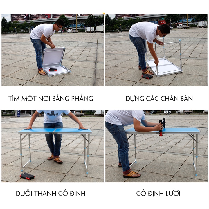 Bàn Đánh Bóng Bàn Mini Gấp Gọn, Vận Động Vô Cùng Tiện Lợi Đa Năng - M071