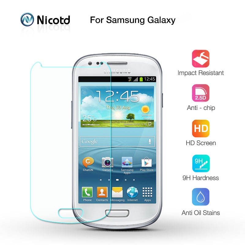 Kính Cường Lực Chống Cháy Nổ Cho Samsung Galaxy S7 S6 S5 S4 S3 S2 Note 4 3 9h 2.5d I9500 I9600 G9200