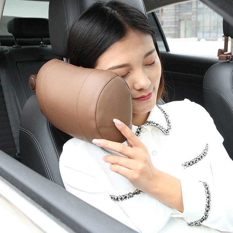 Gối tựa đầu ô tô(GỐI 3IN1)Gối đỡ cổ lái xe có chốt mở thành gối ngủ khi dừng nghỉ