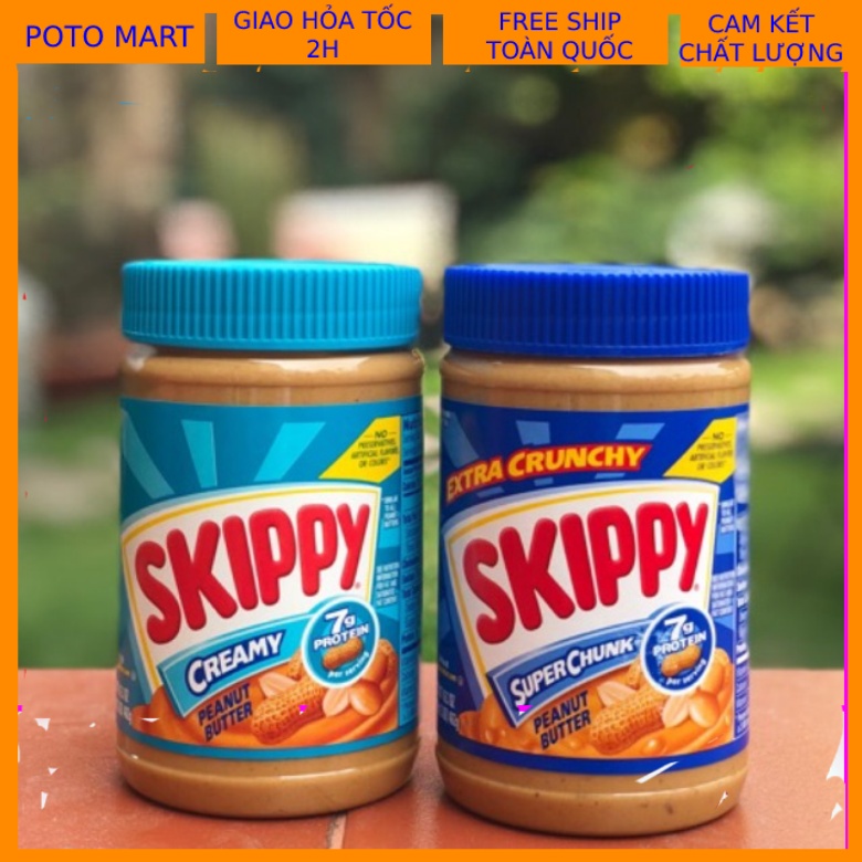 Bơ lạc  Skippy Peanut Butter Chunky 462g - USA