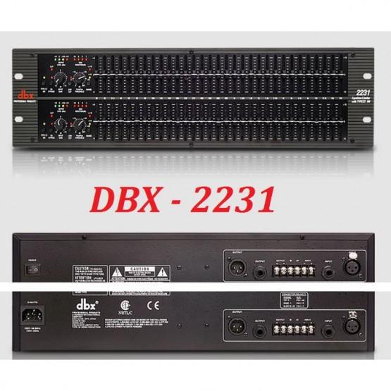 [Loại1] lọc xì equalizer cao cấp dbx 2231 - TẶNG 2 dây canon