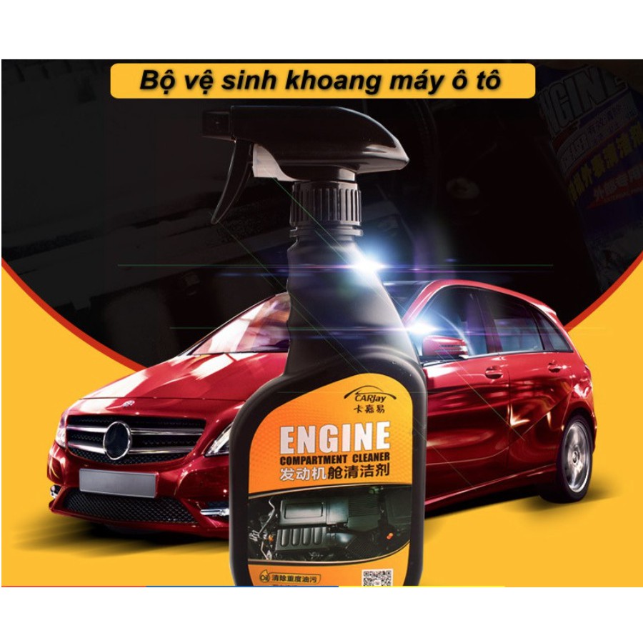 Vệ sinh nhanh bộ khoang máy chống cháy nổ ô tô ENGINE CLEANER CARJAY