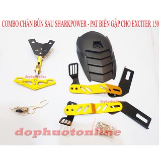 COMBO: CHẮN BÙN SAU VÀ PAT BIỂN GẬP EXCITER 150, WINNER V1 <DPOL>