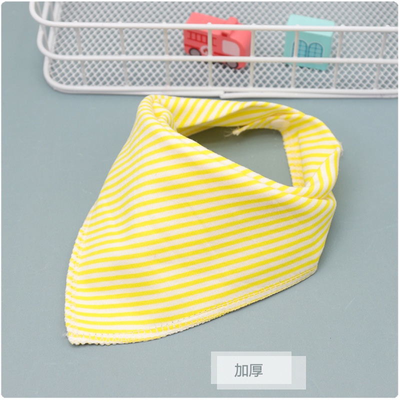 Mới 1 Yếm Cotton Tam Giác Họa Tiết Hoạt Hình Cho Bé
