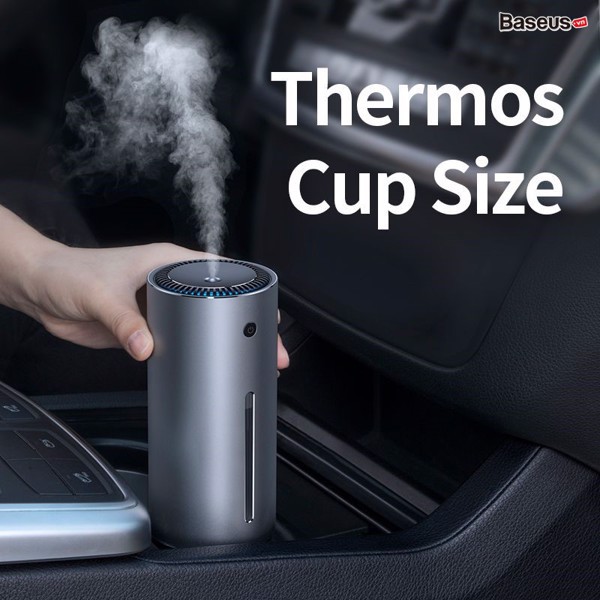 Máy phun sương tạo ẩm chuyên dùng cho xe hơi, bàn làm việc Baseus Moisturizing Car Humidifier (300ml) tạo độ ẩm cho da
