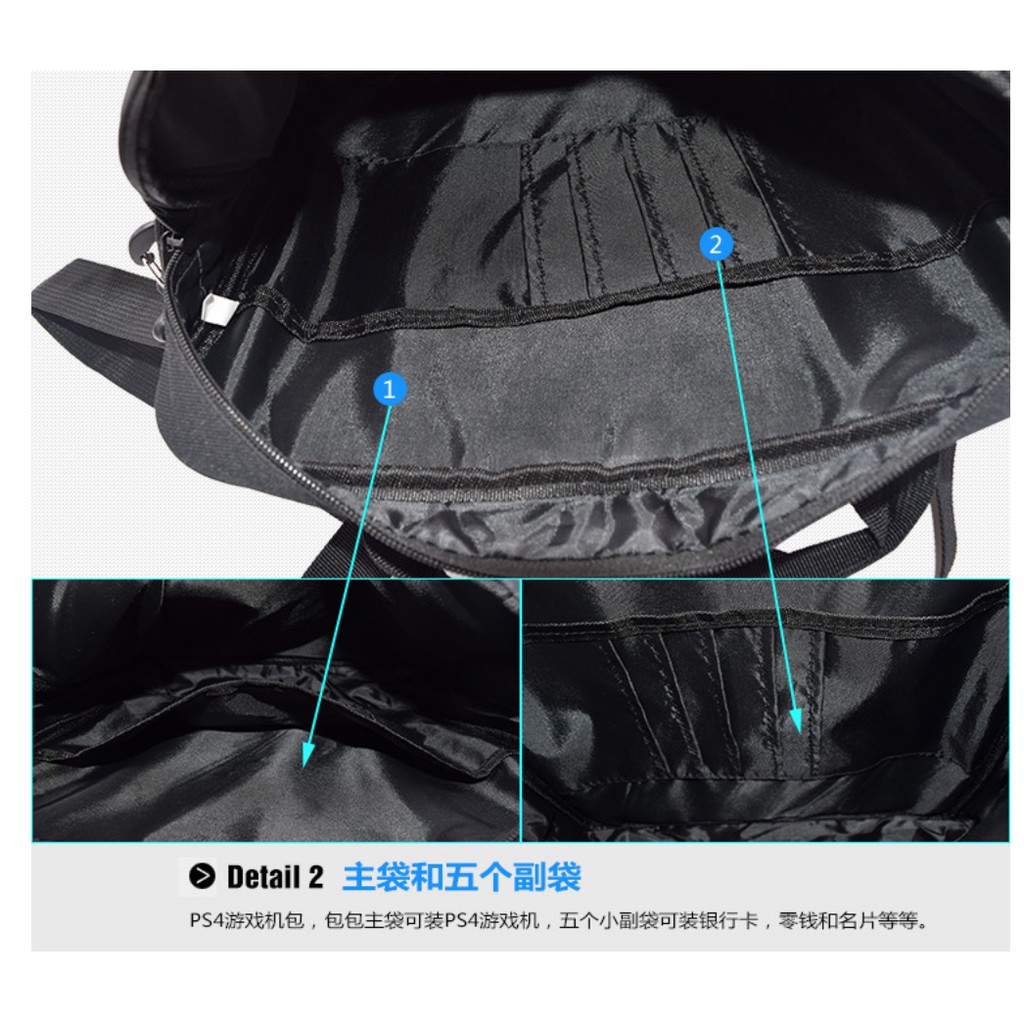 (Sẵn VN) Túi đeo chéo đựng PS4 Slim / PS4 Pro - PS 4 | BigBuy360 - bigbuy360.vn