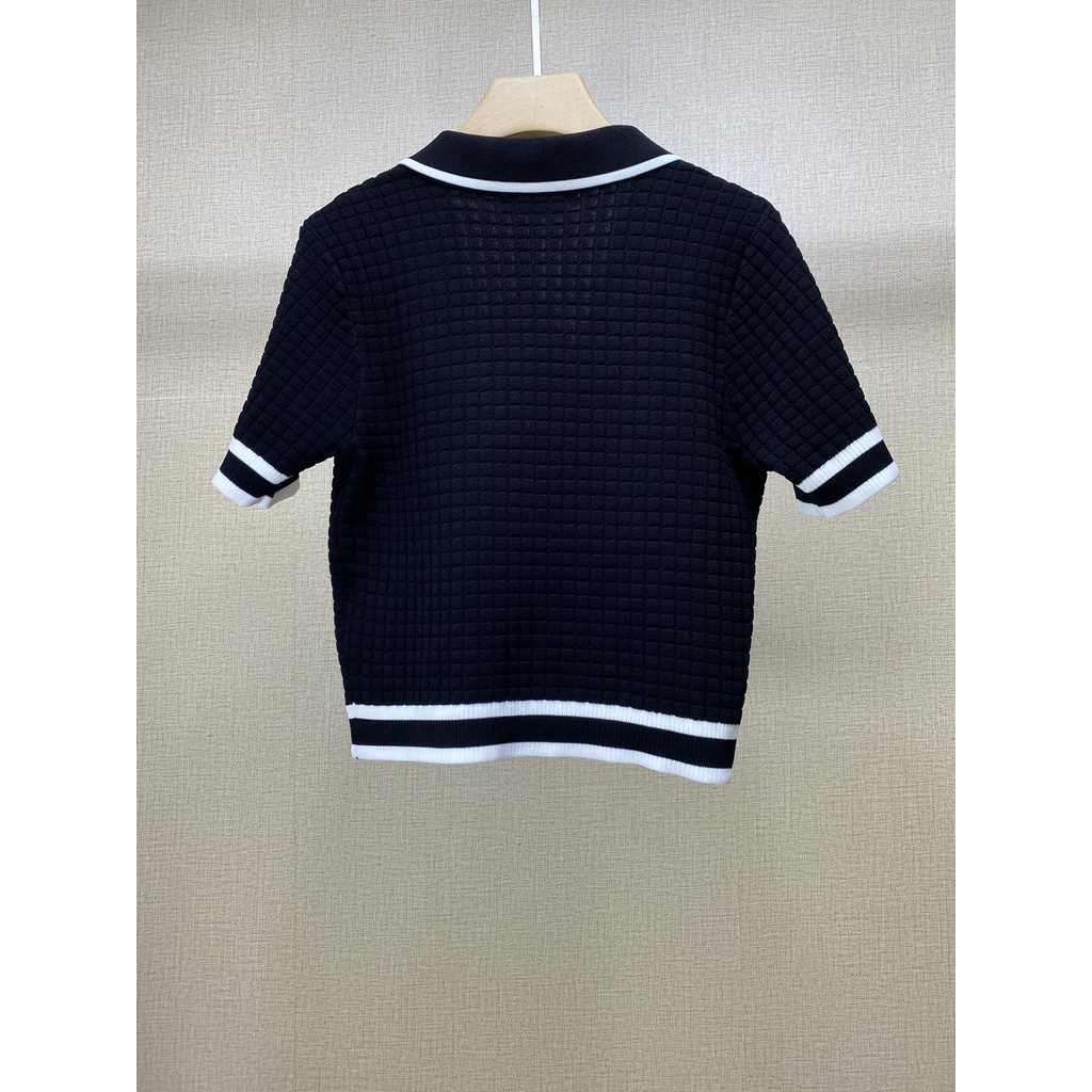 Áo khoác len croptop nữ thời trang cao cấp Balmain phong cách trẻ trung, thu hút