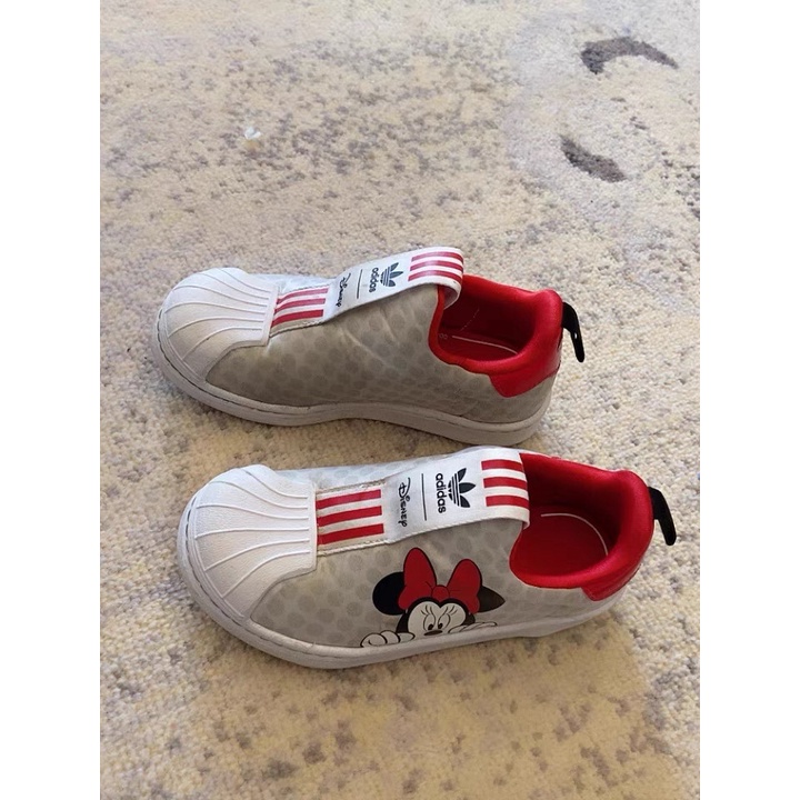 DISNEY 54*hàng Có Sẵn*Giày Thể Thao Adidas SUPERSTAR 360 Dành Cho Trẻ Em