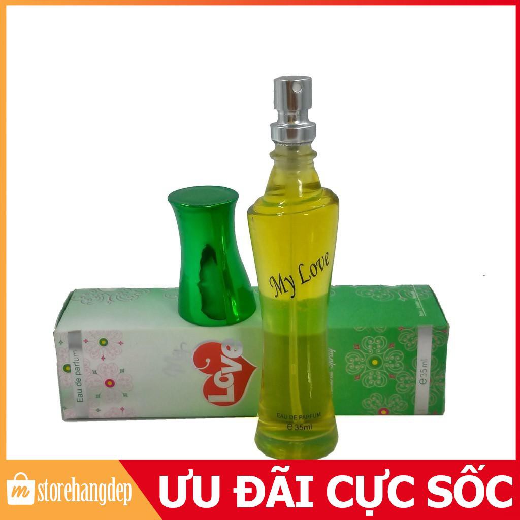 ⏩Nước hoa My Love 35ml màu xanh đọt chuối [Hàng đẹp]