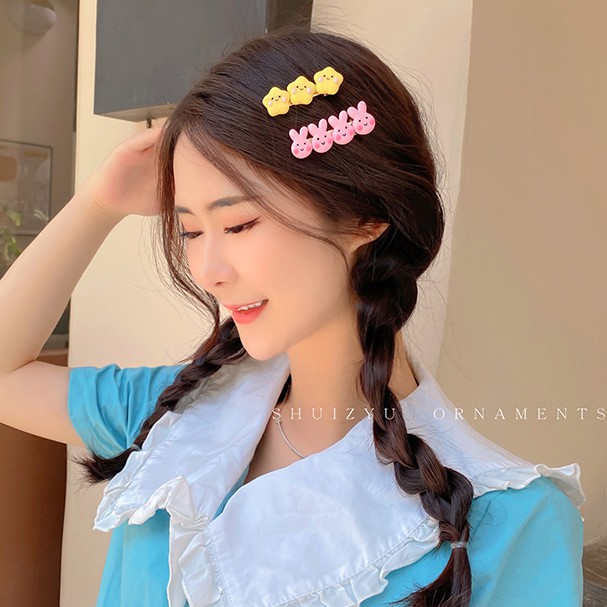 Kẹp Tóc Hình Ngôi Sao Nhiều Màu Xinh Xắn Cho Bé Gái