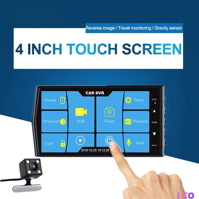 Máy Ghi Hình Ban Đêm Ống Kính Kép 4 Inch 1080p | BigBuy360 - bigbuy360.vn