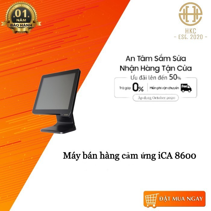 Máy bán hàng cảm ứng Pos Zozo iCA 8600