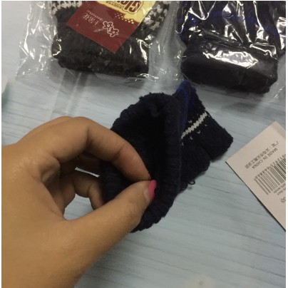 Găng tay len cụt hở ngón thời trang, ấm áp, thuận tiện làm việc, học hành