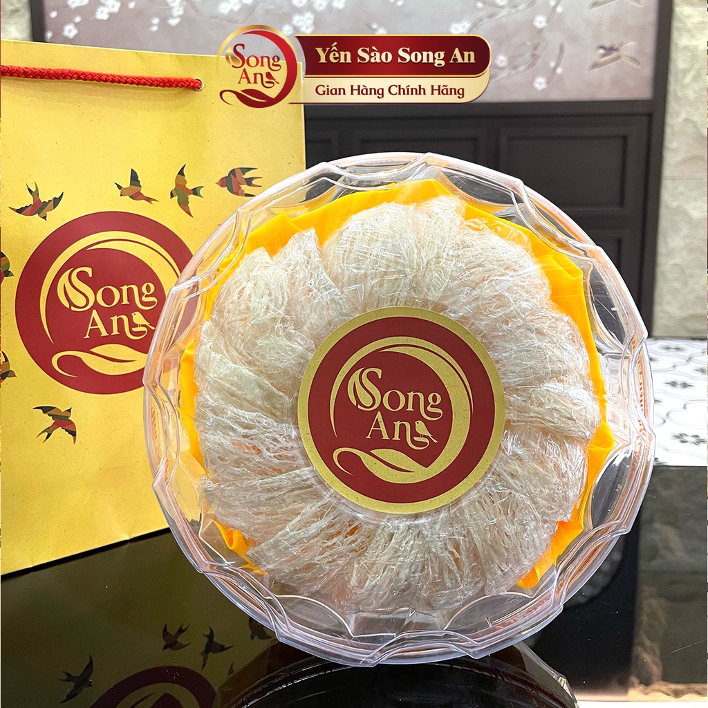Tổ yến sào rút lông nguyên tổ cao cấp Song An Food nguyên chất 100gr