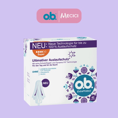 Tampon băng vệ sinh OB, mẫu mới nhất - Băng vệ sinh dạng nút của Đức, Shop Mecici