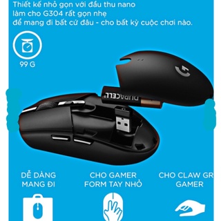Chuột game không dây Logitech G304 Lightspeed