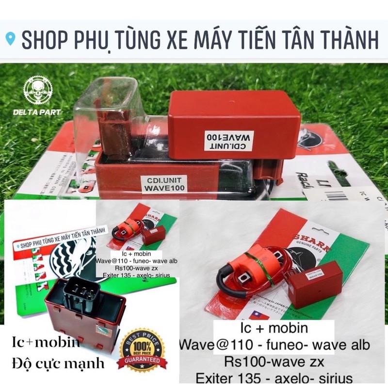 Ic độ / mobin lửa ex135 sirus neo125 sipo mio axelo shark_dochoixemaynhapkhau