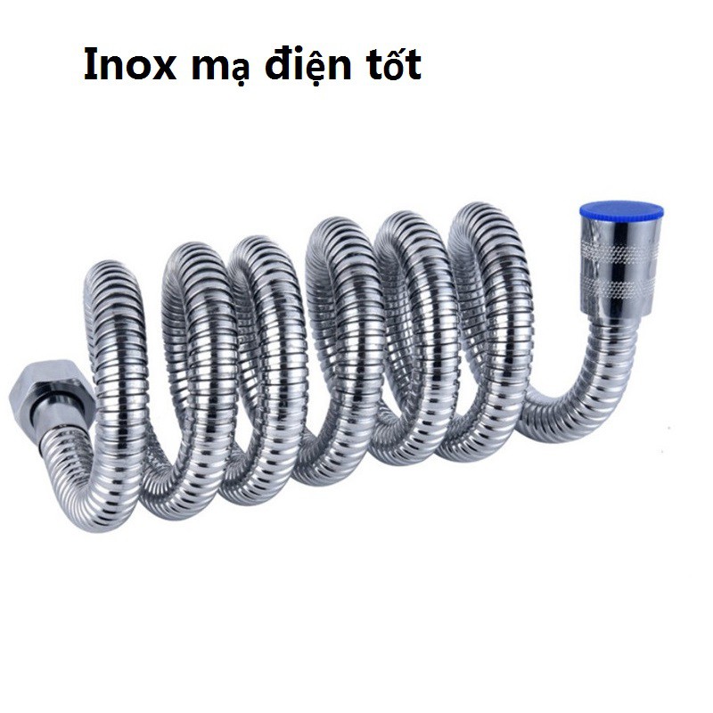 Dây vòi sen inox 1.5m-Mạ điện Sơn Lương