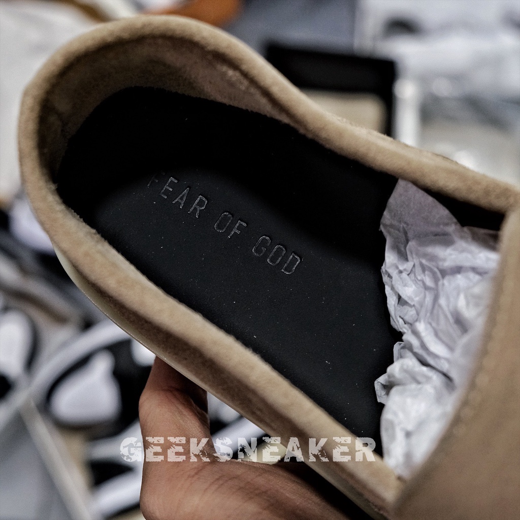 [GeekSneaker] Giày Fear of God Beige Suede 'The Loafer' Loafers