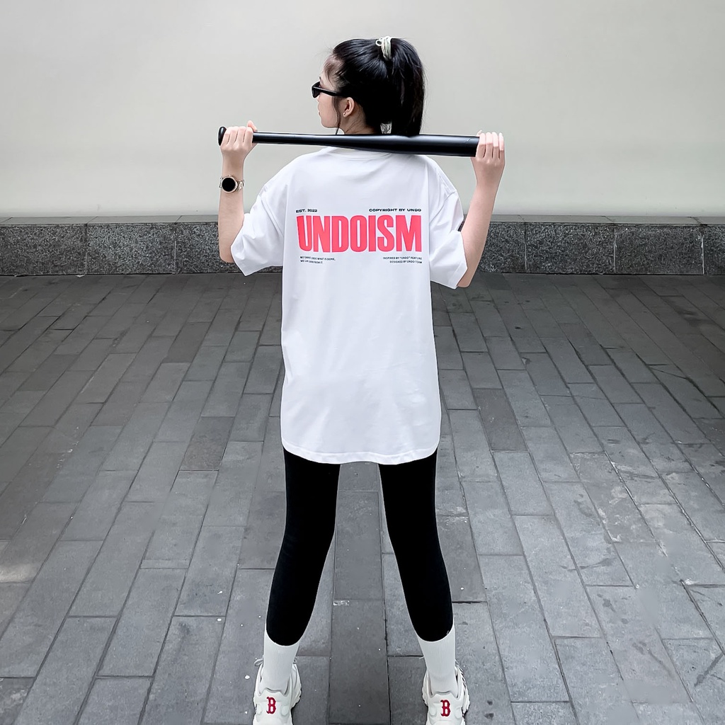 Áo Thun Unisex Undo Undoism Màu Trắng 100% Standard Cotton - Local Brand Chính Hãng