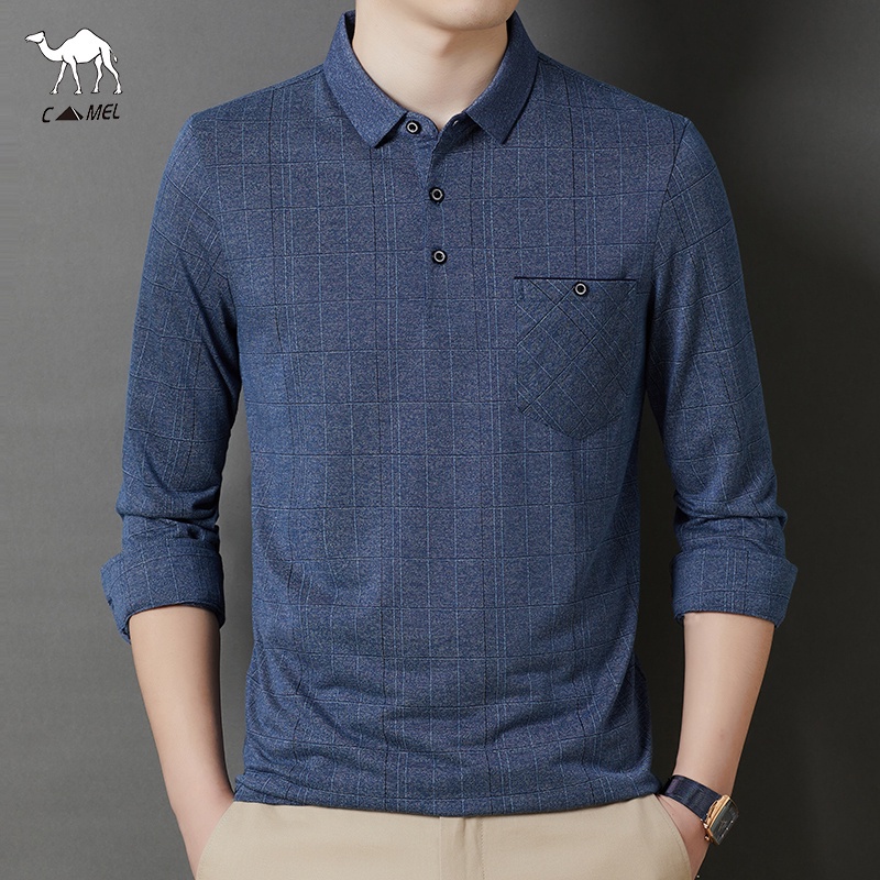 MỚI Áo polo nam dài tay có đèn LED 3 màu