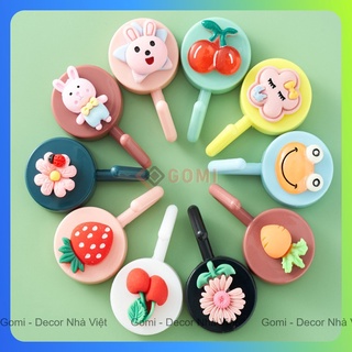 Móc treo đồ dán tường gắn hình cute móc mini treo đồ nhẹ nhỏ