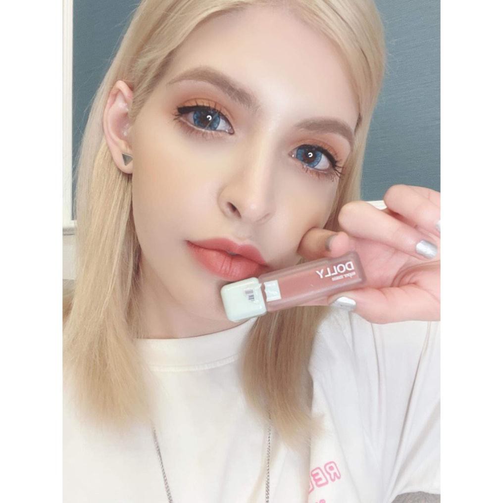 [12 Nâu Nude] Son Kem Lì Dolly Super Matte Không Chì Màu Nâu Nude [12] Tách Sét | BigBuy360 - bigbuy360.vn