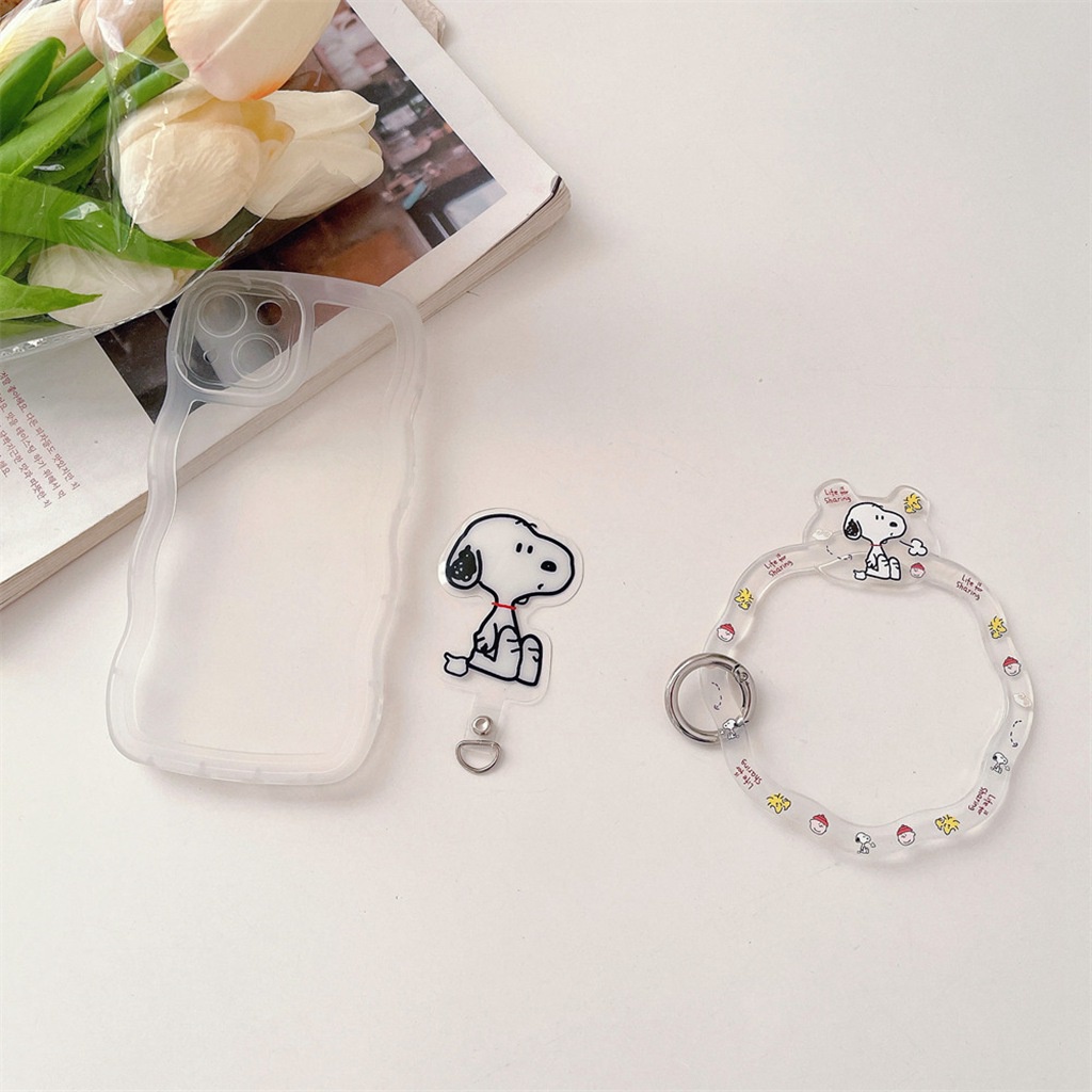 Thời Trang Dây Đeo Điện Thoại / Tai Nghe Bluetooth Đa Năng Hình Hoạt Hình Dành Cho IPhone 11 13 12