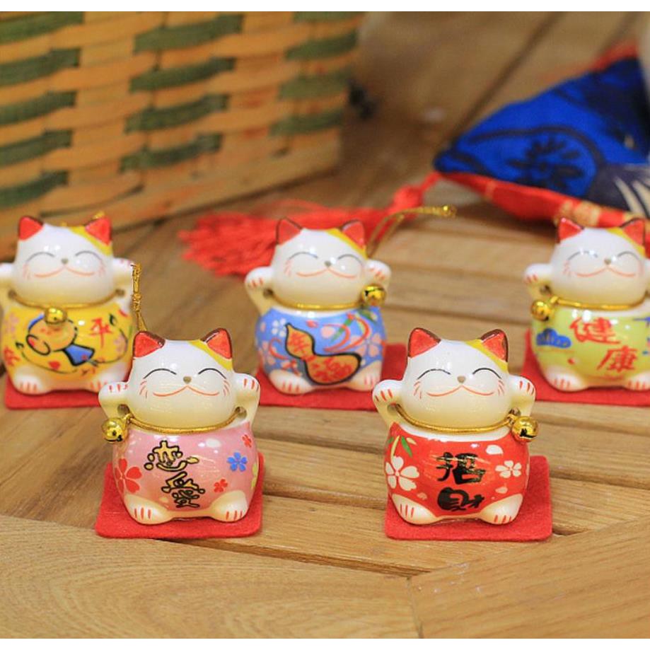 Bộ Mèo Thần Tài 5 Con Tài Lộc Sung Túc