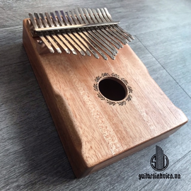 Đàn kalimba gỗ có tặng kèm phụ kiện cho người mới ( búa gõ chỉnh phím, bao đựng,....)